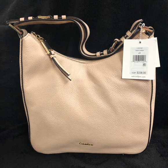 Calvin Klein Angelina Pebble Leather Hobo - Picture 6 of 8
